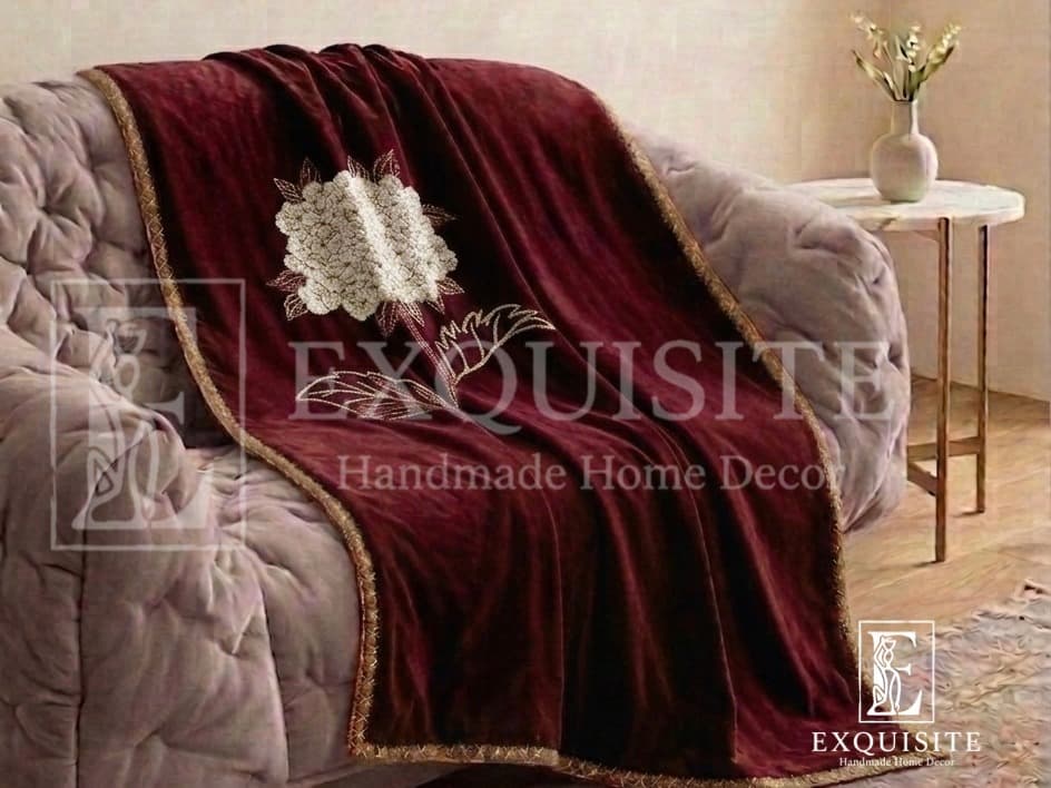 Velvet throw for sofa- Tấm phủ sofa — Exclusive Piece