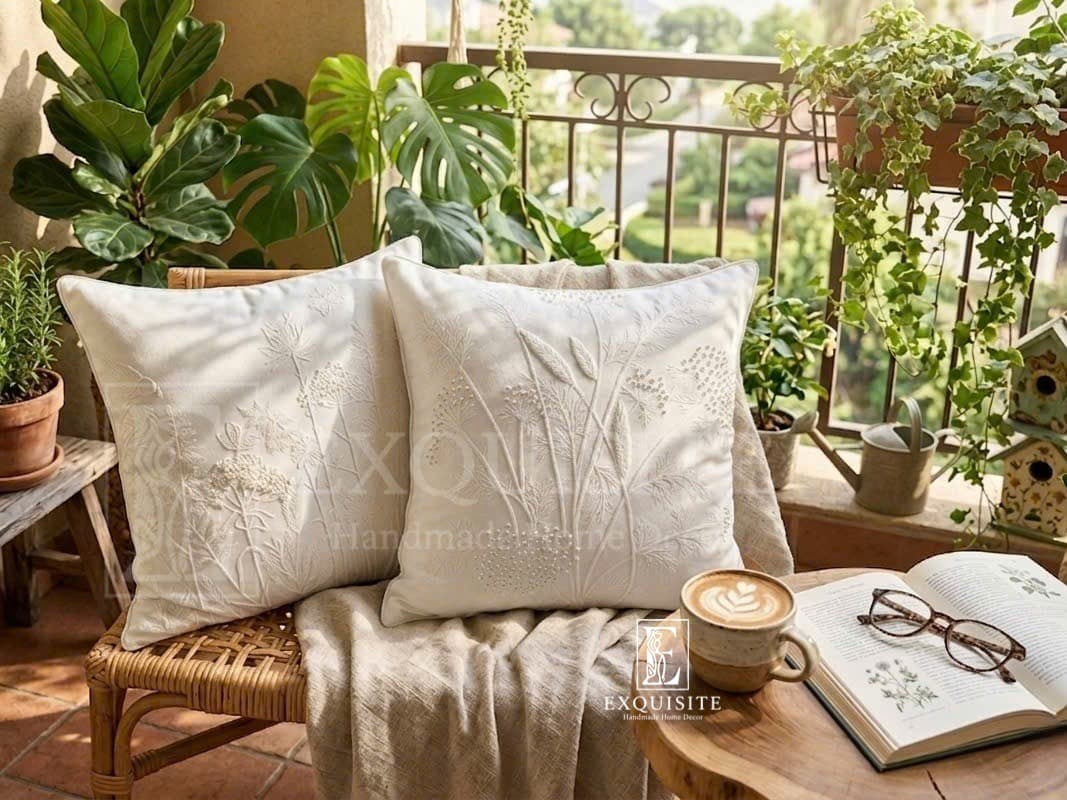 Collection Bông Lau- Linen-Hand embroidery — Exclusive Piece