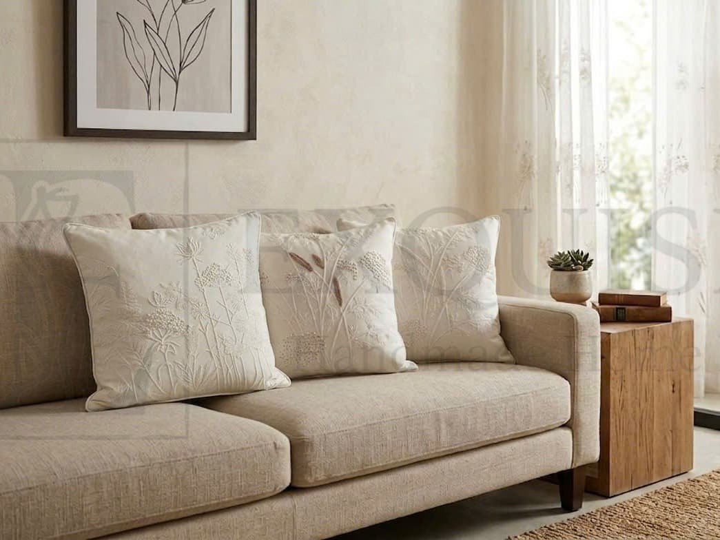 CUSHION BÔNG LAU COLLECTION - TRẮNG — Exclusive Piece
