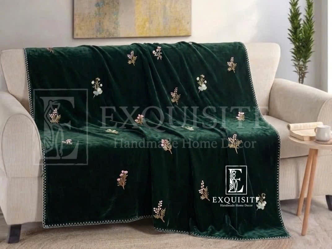 Velvet throw for sofa- Tấm phủ sofa — Exclusive Piece